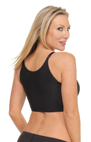 Comfeez Short Wirefree Scoop-Neck Bralette with Hidden Bra Pockets - Shapeez