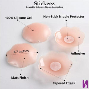 Stickeez - Reusable Adhesive Nipple Covers - Shapeez